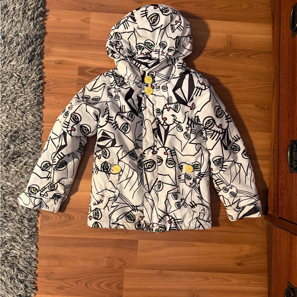 Volcom Kids Ski/Snow Jacket - Poppins Ins Jacket Cat pattern